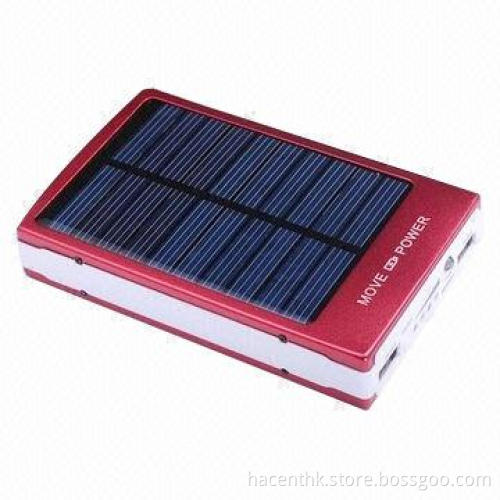 Universal mobile solar power bank, 10000mAh for digital device